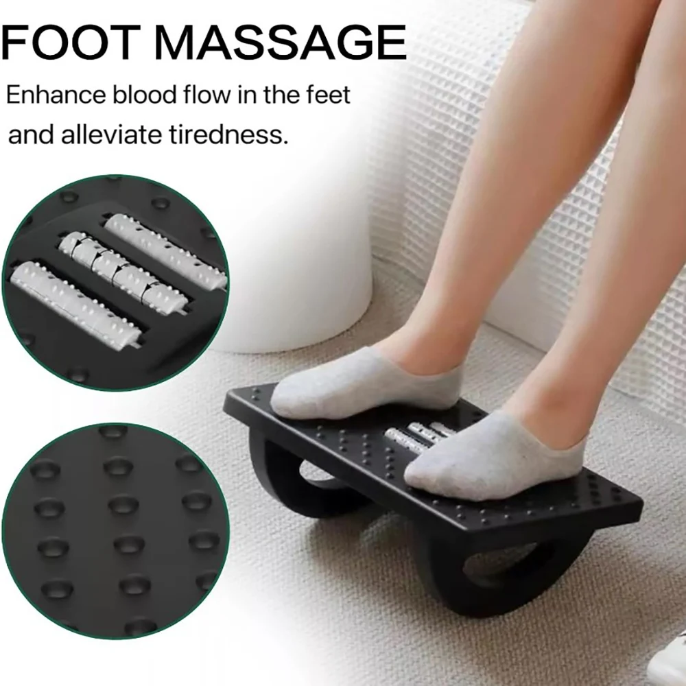 Portable Design Ergonomic Foot Rest Under Desk Adjustable Height, Tilt Angle Massage Roller Desk Leg Rest Pain Relief
Portable Design Ergonomic Foot Rest Under Desk Adjustable Height, Tilt Angle Massage Roller Desk Leg Rest Pain Relief