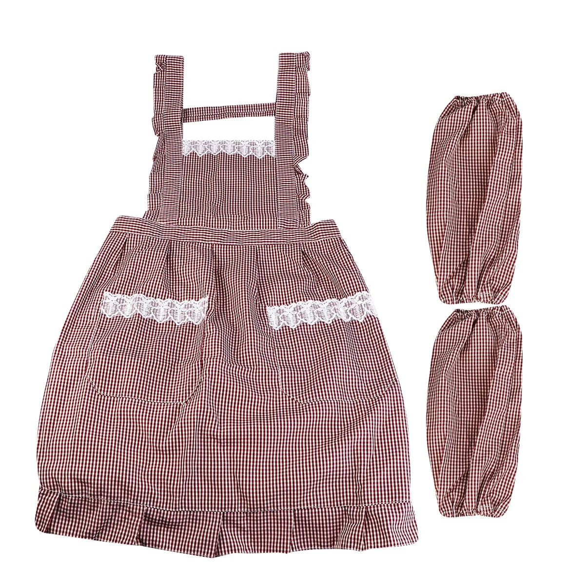 1 set 1 Set Waterproof Apron With Oversleeves Long Style Kitchen Cooking Apron For Bbq Painting Oil Dust Protection Coffee
1 set 1 Set Waterproof Apron With Oversleeves Long Style Kitchen Cooking Apron For Bbq Painting Oil Dust Protection Coffee