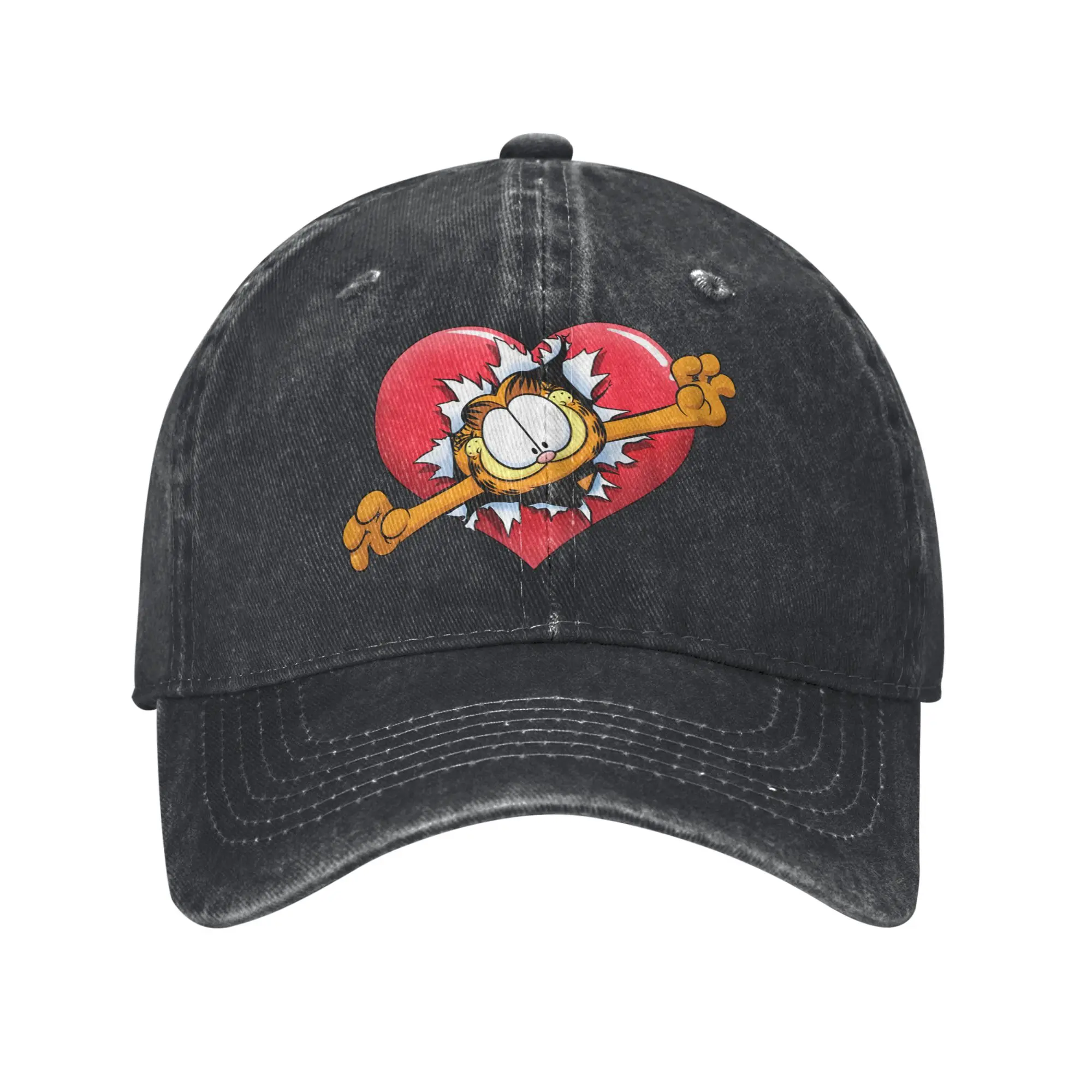 Cartoon G-Garfields Baseball Cap Fashion Distressed Washed Sun Cap Men Women Outdoor Activities Adjustable Hats Cap
Cartoon G-Garfields Baseball Cap Fashion Distressed Washed Sun Cap Men Women Outdoor Activities Adjustable Hats Cap