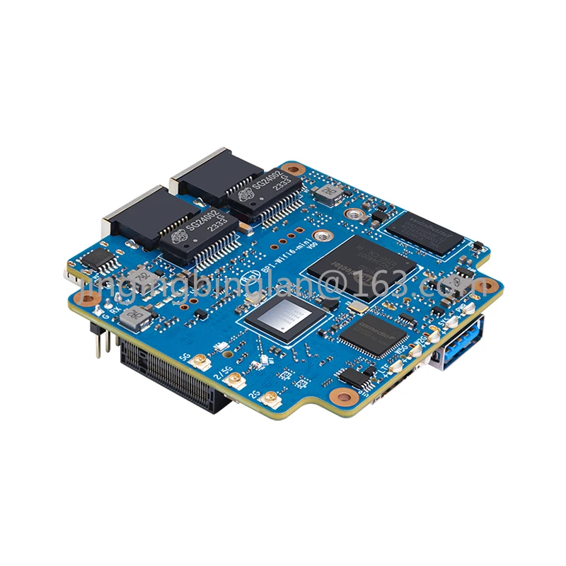 BPI-WIFI6 Mini Open Source Router Triductor TR6560 TR5220 wifi SOC Dual core ARM Cortex-A9 1.2G Hz Support 5G module
BPI-WIFI6 Mini Open Source Router Triductor TR6560 TR5220 wifi SOC Dual core ARM Cortex-A9 1.2G Hz Support 5G module