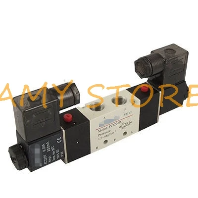 4V220-08 1/4 "BSP 5 ходов 2 положения электромагнитный клапан управления воздухом 12 В/24 В переменного тока 24 В/36 В/110 В/220 В/380 В 
4V220-08 1/4 "BSP 5 ходов 2 положения электромагнитный клапан управления воздухом 12 В/24 В переменного тока 24 В/36 В/110 В/220 В/380 В