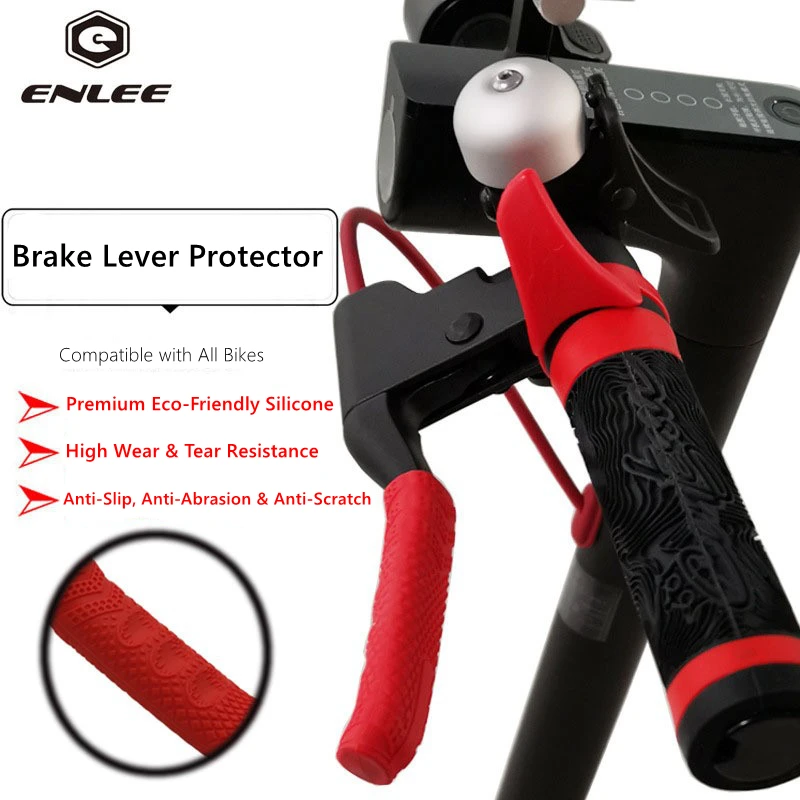 ENLEE 1 Pair Silicone Bicycle Lever Grips Protectors Anti-Skid Bike Brake Lever Handle Sleeve MTB Cycling Brake Cover Accessory
ENLEE 1 Pair Silicone Bicycle Lever Grips Protectors Anti-Skid Bike Brake Lever Handle Sleeve MTB Cycling Brake Cover Accessory