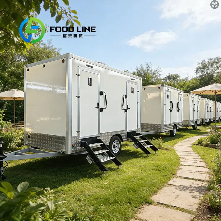 2026 Original Luxury Modern Outdoor Portable Toilet Restroom Trailer with Eco-Friendly Steel Construction for Parks
2026 Original Luxury Modern Outdoor Portable Toilet Restroom Trailer with Eco-Friendly Steel Construction for Parks