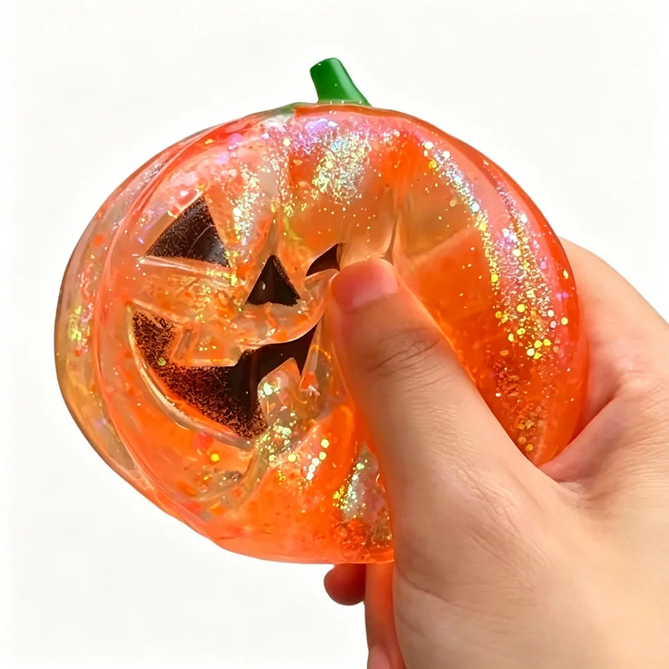 2026 Stretchable Glitter Pumpkin Stress Ball Squishy Fidget Sensory Toy Anti Anxiety Relief Toy Halloween Party Favors
2026 Stretchable Glitter Pumpkin Stress Ball Squishy Fidget Sensory Toy Anti Anxiety Relief Toy Halloween Party Favors