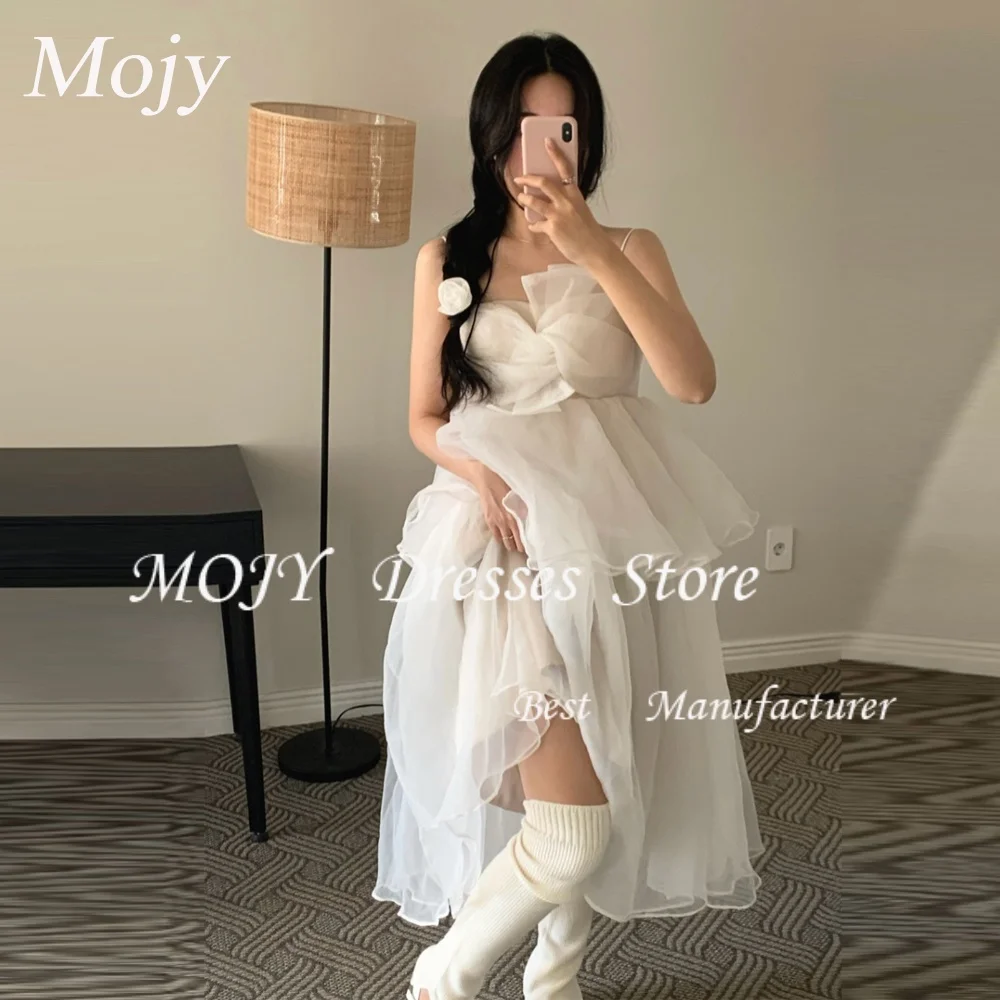 Mojy Elegant Korea Wedding Dresses Spaghetti Strap Bridal Gown Princess A-line Sweep Train Sleeveless Dress for Bride Customized
Mojy Elegant Korea Wedding Dresses Spaghetti Strap Bridal Gown Princess A-line Sweep Train Sleeveless Dress for Bride Customized