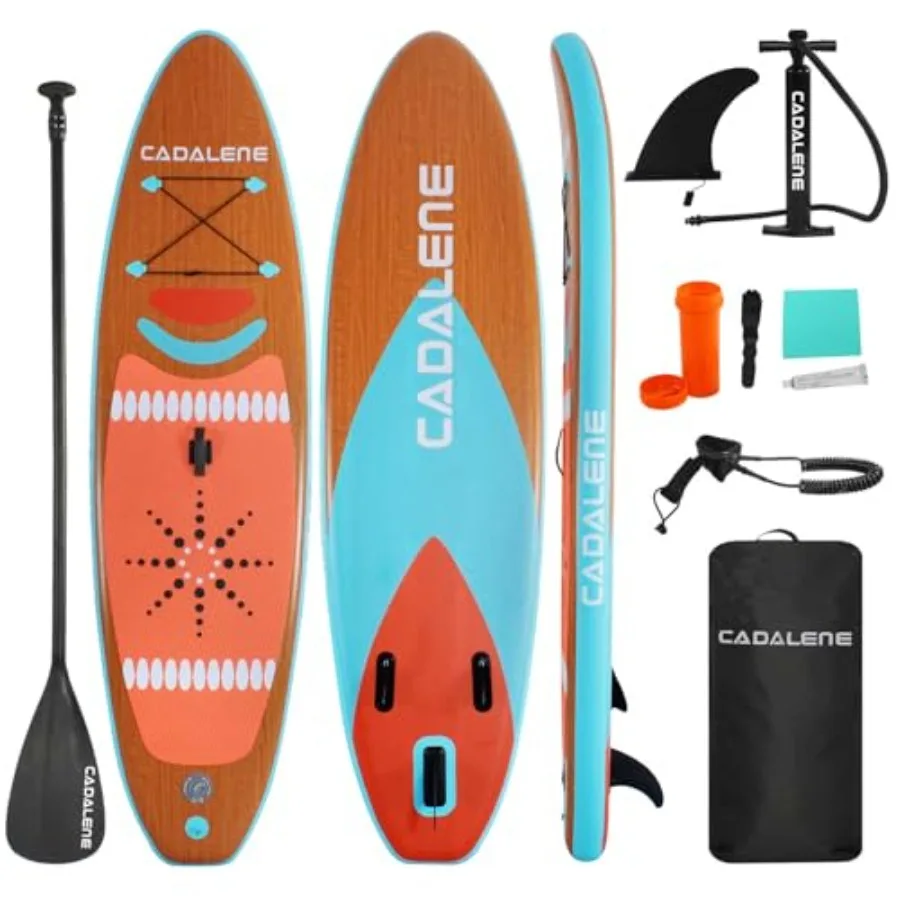 Inflatable Stand Up Paddle Board for family use PVC/nylon composite material blue anti-slip EVA deck includes full SUP accessor
Inflatable Stand Up Paddle Board for family use PVC/nylon composite material blue anti-slip EVA deck includes full SUP accessor