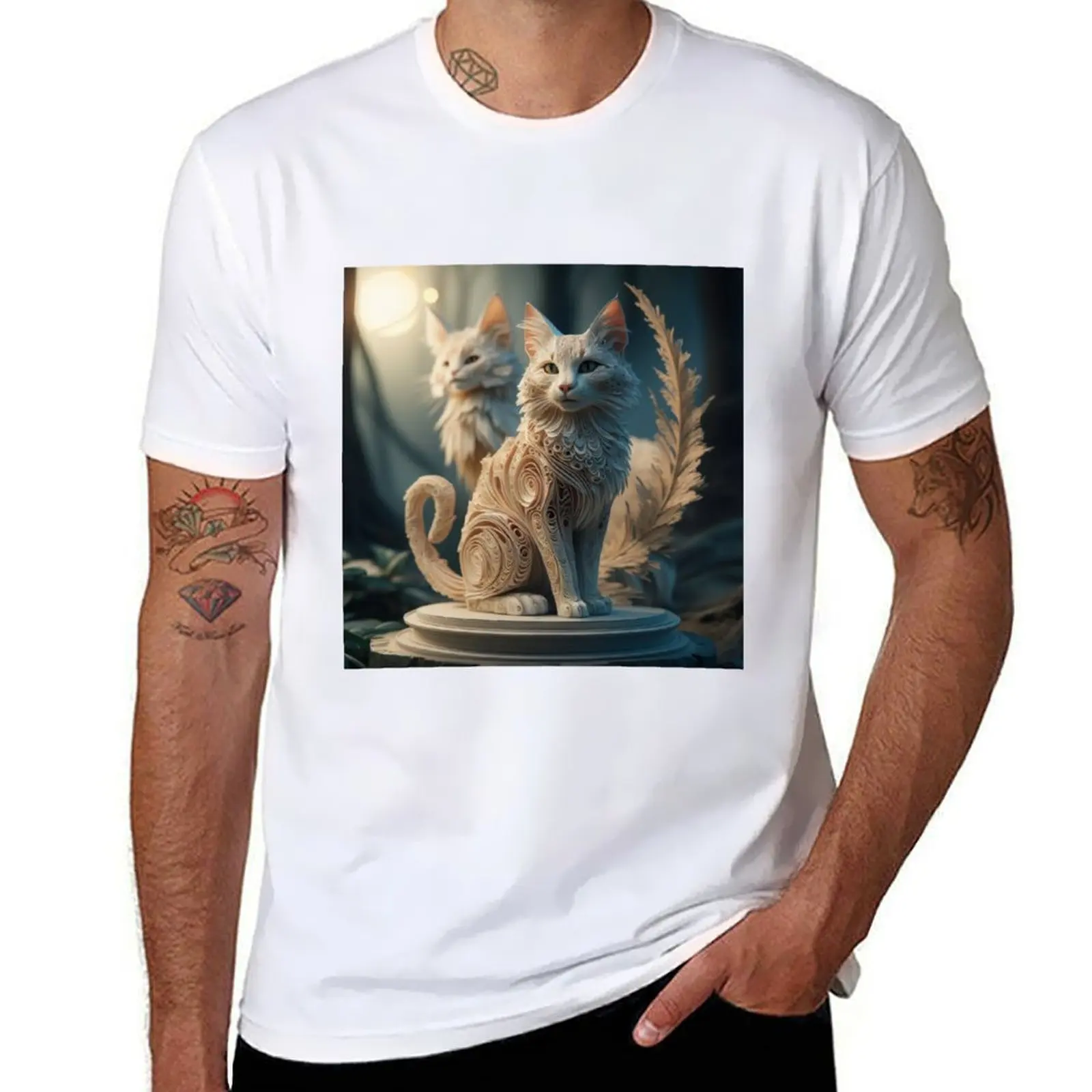 Cute cat 3d T-Shirt funny t shirts dark humor funny t shirts cotton essential t shirt T-Shirt
Cute cat 3d T-Shirt funny t shirts dark humor funny t shirts cotton essential t shirt T-Shirt