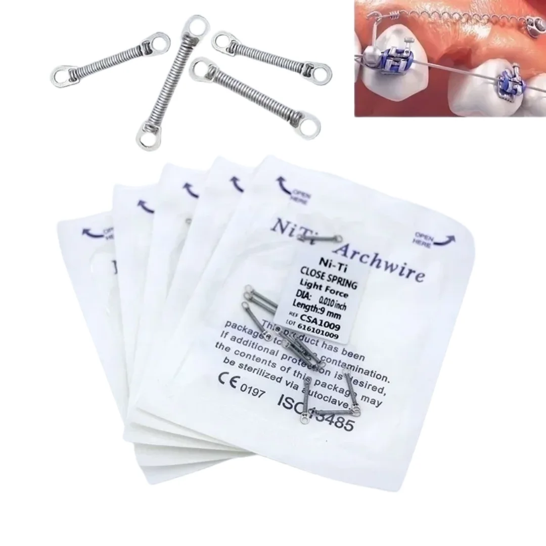 ортодонтическая закрытая винтовая пружина из никель-титанового сплава, передний зуб, крутящая пружина, стоматологические материалы, ортодонтические инструменты
ортодонтическая закрытая винтовая пружина из никель-титанового сплава, передний зуб, крутящая пружина, стоматологические материалы, ортодонтические инструменты