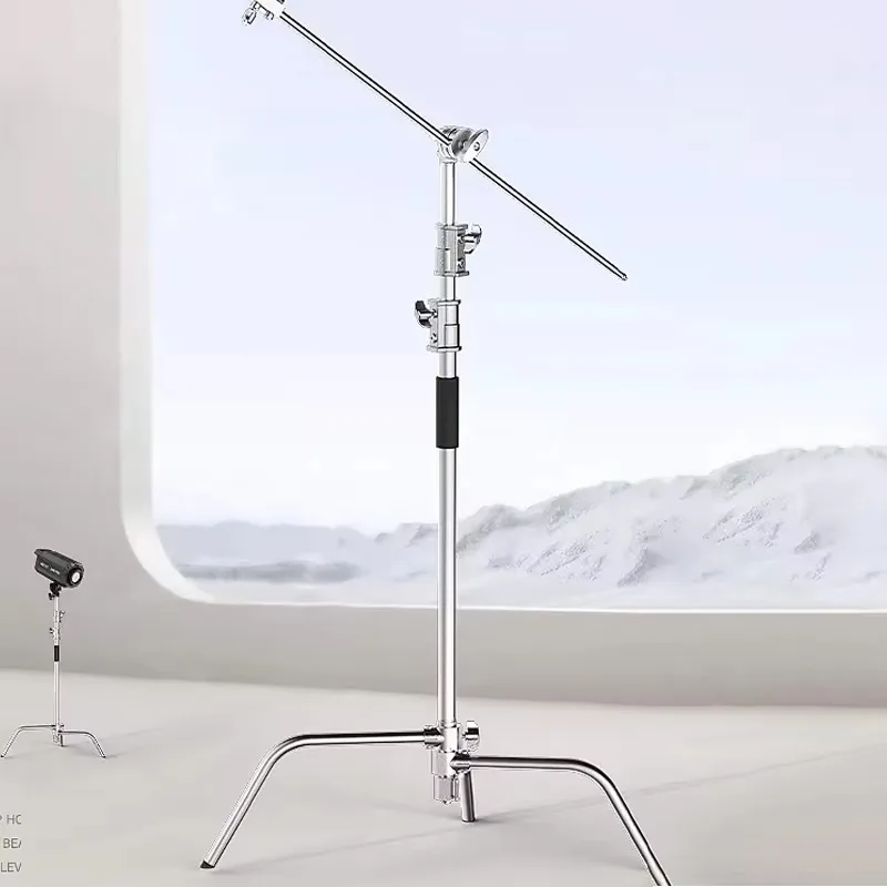 Bracket Boom Arm Light Tripod Stainless Steel Adjustable 1.5m to 3.4m Magic Leg Rack Heavy Duty
Bracket Boom Arm Light Tripod Stainless Steel Adjustable 1.5m to 3.4m Magic Leg Rack Heavy Duty