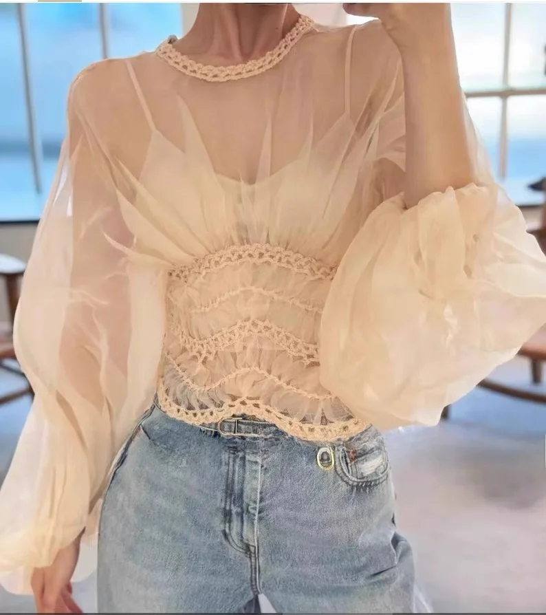 2025 New Handwoven Embroidered Silk Shirt Australian Design Heavy Embroidery Breathable Long Sleeve round Neck Women's Shirt
2025 New Handwoven Embroidered Silk Shirt Australian Design Heavy Embroidery Breathable Long Sleeve round Neck Women's Shirt