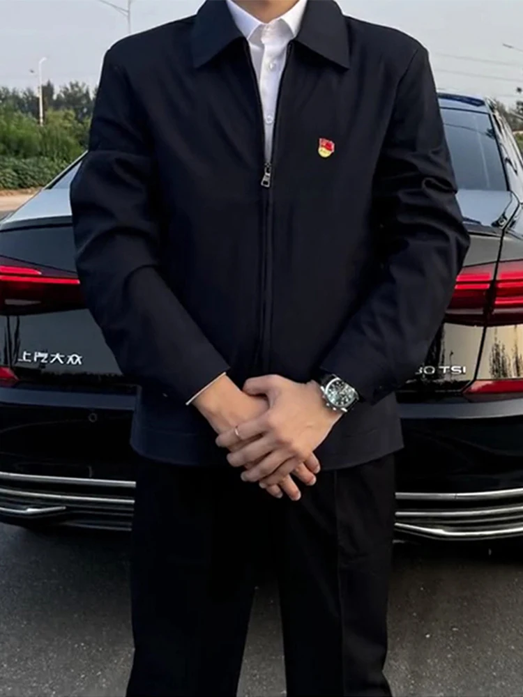 Мужская деловая повседневная куртка Youlin из полиэстера/нейлонового композитного волокна, приталенного кроя, для зрелых мужчин
Мужская деловая повседневная куртка Youlin из полиэстера/нейлонового композитного волокна, приталенного кроя, для зрелых мужчин