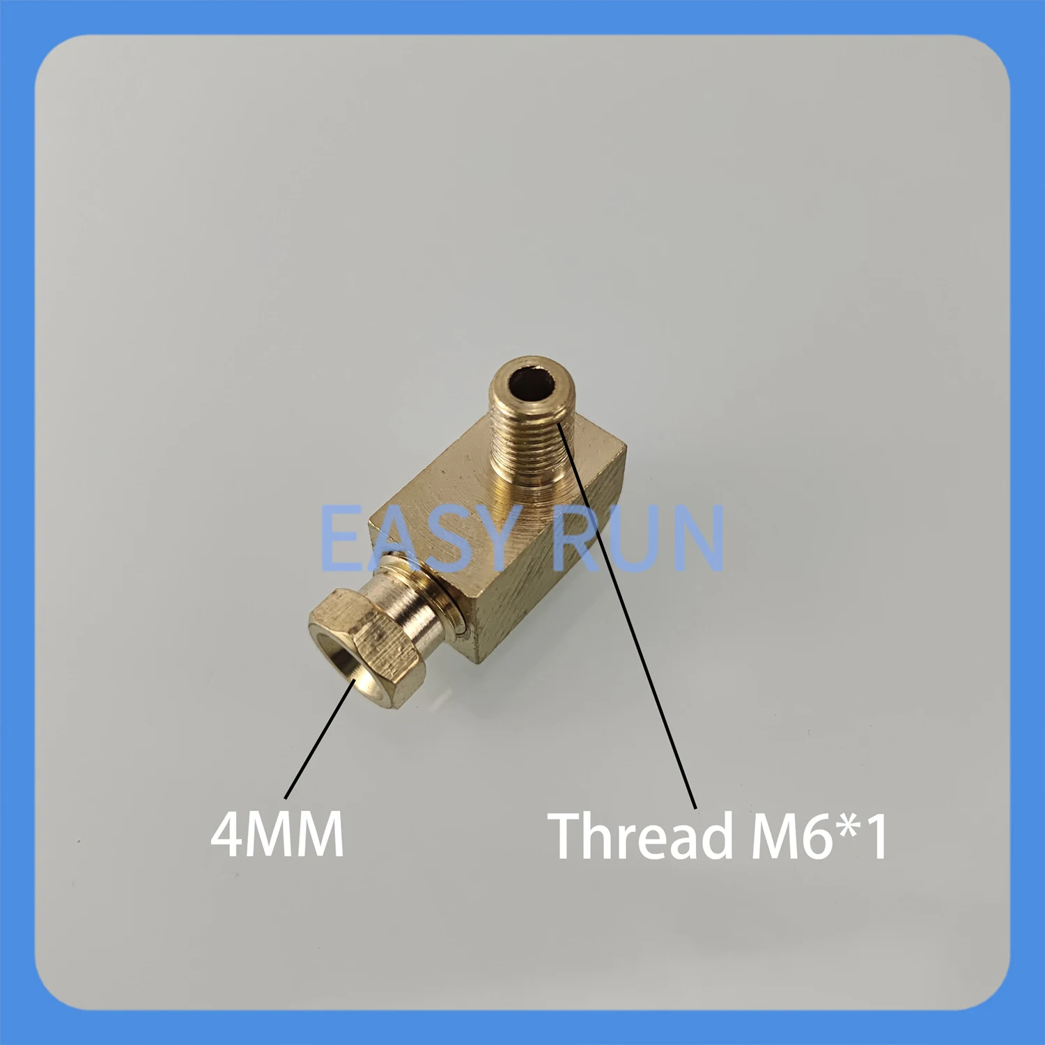 Медный фитинг для масла с угловым соединением 4 мм, наружная резьба M6*1, 10 штук
Медный фитинг для масла с угловым соединением 4 мм, наружная резьба M6*1, 10 штук
