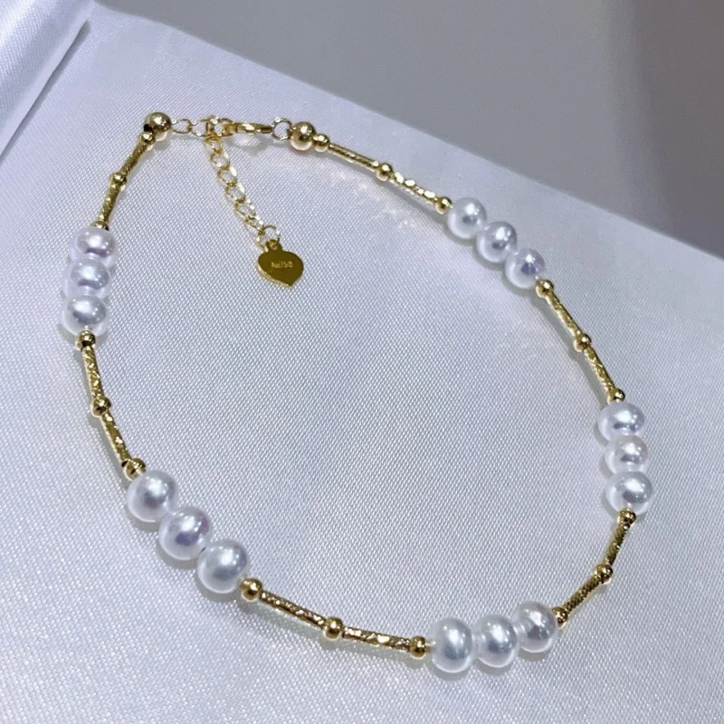 SGARIT 18K Gold Bracelets 4-5mm 100% Natural Freshwater Pearl Bangles for Women Fashion Jewelry Gift 2025 New Arrivals ST10
SGARIT 18K Gold Bracelets 4-5mm 100% Natural Freshwater Pearl Bangles for Women Fashion Jewelry Gift 2025 New Arrivals ST10