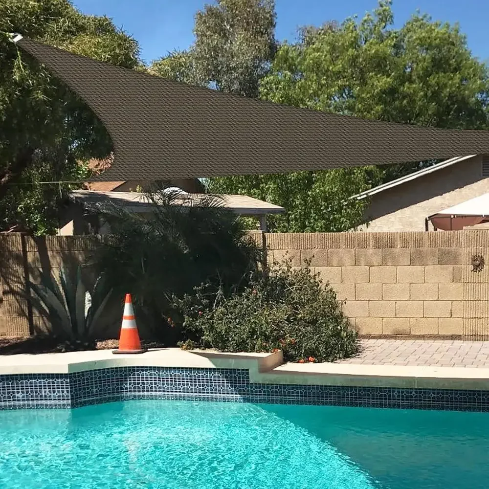 Brown Outdoor Patio Sun Shade Sail, 18x18x26, UV Protection for Pergola, Gazebo, DeckTime-limited
Brown Outdoor Patio Sun Shade Sail, 18x18x26, UV Protection for Pergola, Gazebo, DeckTime-limited