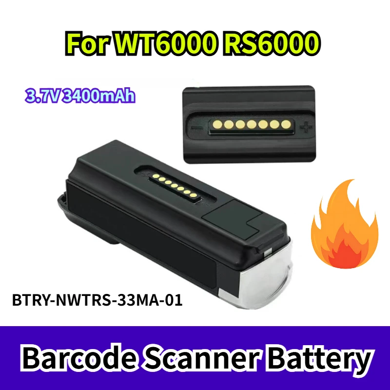 Аккумулятор 3.7V 3400mAh BTRY-NWTRS-33MA-01 для сканера штрих-кодов WT6000 RS6000 с длительным сроком службы
Аккумулятор 3.7V 3400mAh BTRY-NWTRS-33MA-01 для сканера штрих-кодов WT6000 RS6000 с длительным сроком службы