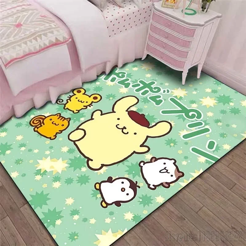 Kawaii Sanrio Pom Pom Purin Ковер с принтом для гостиной, спальни, детской комнаты, домашнего декора, нескользящий коврик, розовый коврик для декора комнаты
Kawaii Sanrio Pom Pom Purin Ковер с принтом для гостиной, спальни, детской комнаты, домашнего декора, нескользящий коврик, розовый коврик для декора комнаты