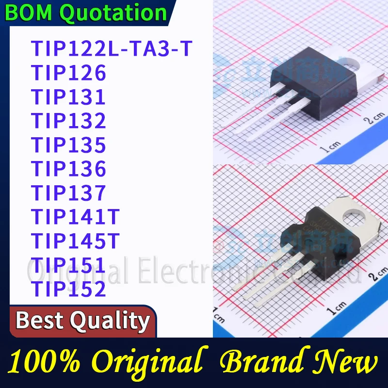 5 шт./лот TIP122L-TA3-T TIP126 TIP131 TIP132 TIP135 TIP136 TIP137 TIP141T TIP145T TIP151 TIP152 В наличии Оригинальные высококачественные компоненты
5 шт./лот TIP122L-TA3-T TIP126 TIP131 TIP132 TIP135 TIP136 TIP137 TIP141T TIP145T TIP151 TIP152 В наличии Оригинальные высококачественные компоненты