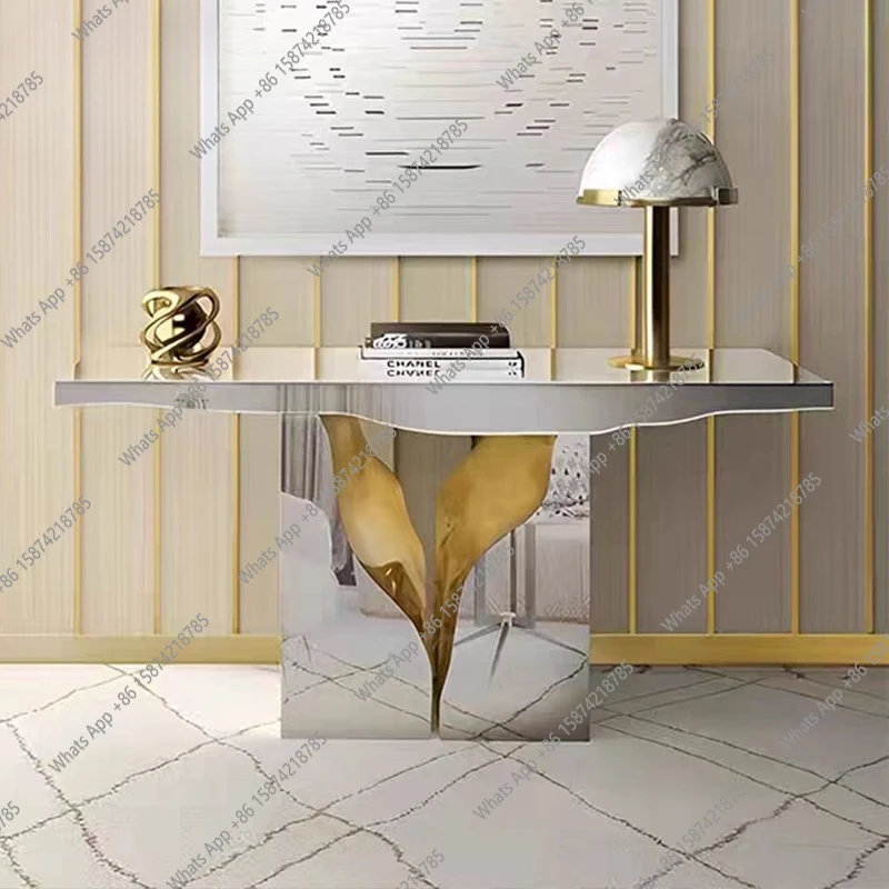 Italian light luxury small apartment entrance desk designer personalized design end view desk corridor decorative cabinet
Italian light luxury small apartment entrance desk designer personalized design end view desk corridor decorative cabinet