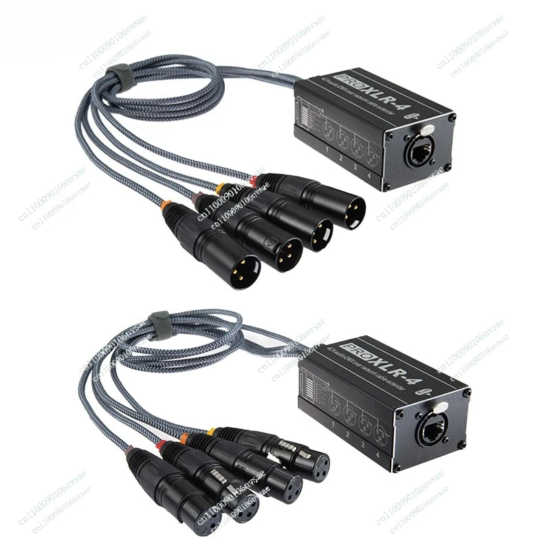 4-Channel XLR Network Extender 300 Meters Network Cable Extension DMX Stage Lighting and Audio Signal Transmission
4-Channel XLR Network Extender 300 Meters Network Cable Extension DMX Stage Lighting and Audio Signal Transmission
