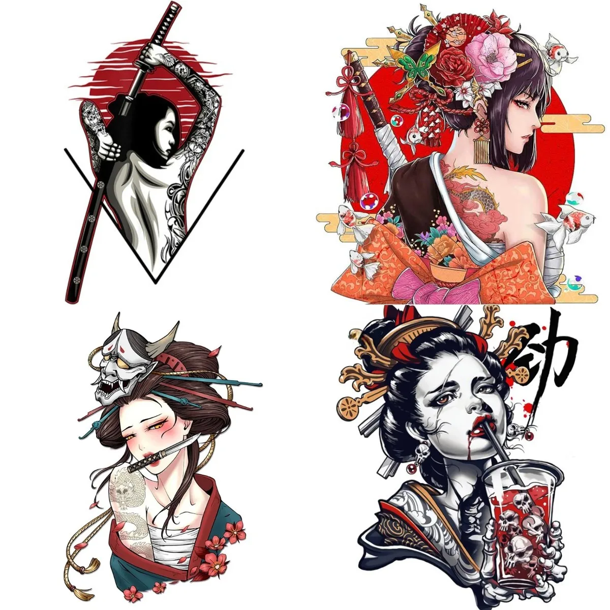 Japanese Samurai Sword Geisha Warrior Car Stickers Window Products Automotive Accessories Interior Electric Motorcycle Decal
Japanese Samurai Sword Geisha Warrior Car Stickers Window Products Automotive Accessories Interior Electric Motorcycle Decal