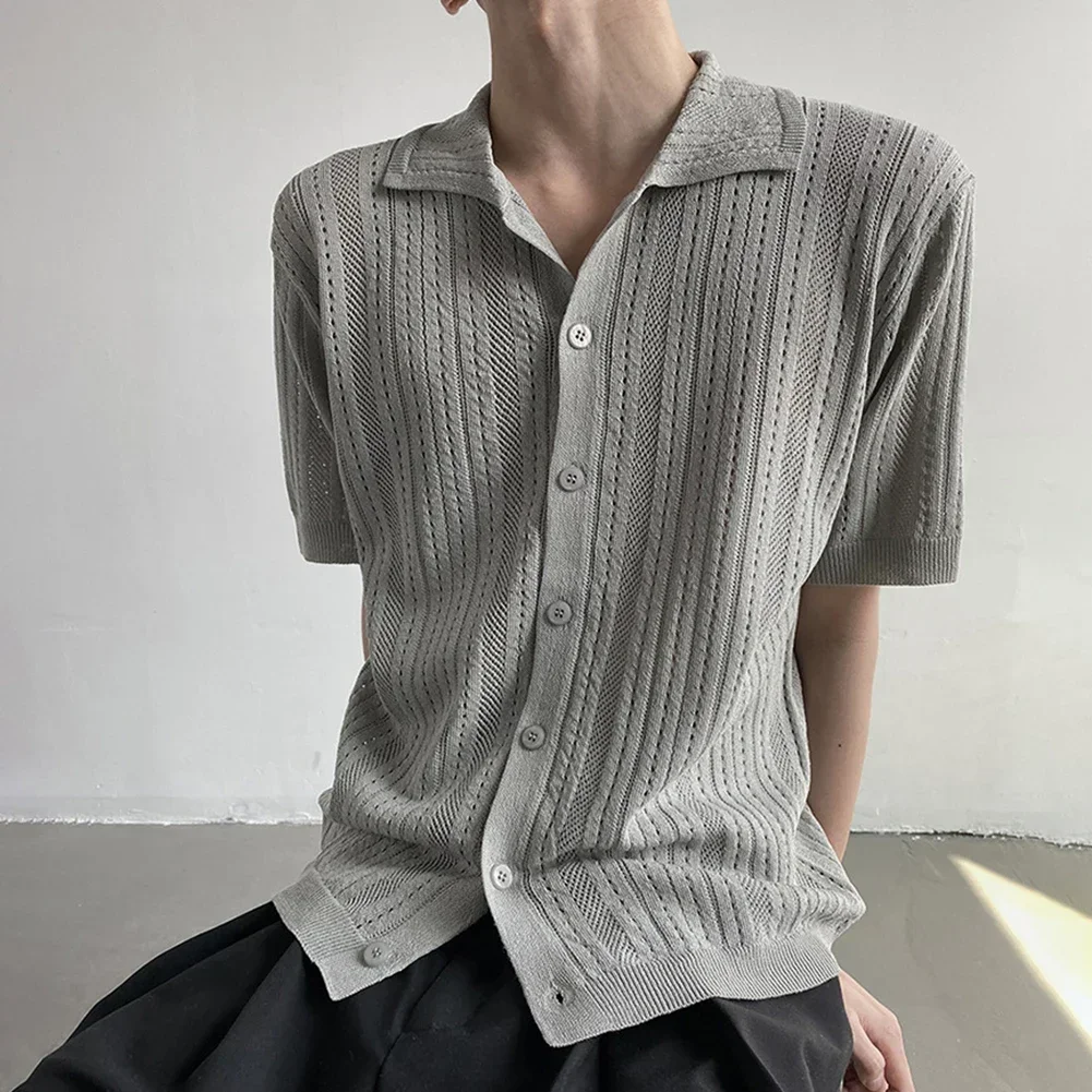 Casual Summer Wear Loose Knitted Top Casual Daily Use 2XL Tops Daily Casual Wear Lapel Neckline For Daily Wear
Casual Summer Wear Loose Knitted Top Casual Daily Use 2XL Tops Daily Casual Wear Lapel Neckline For Daily Wear