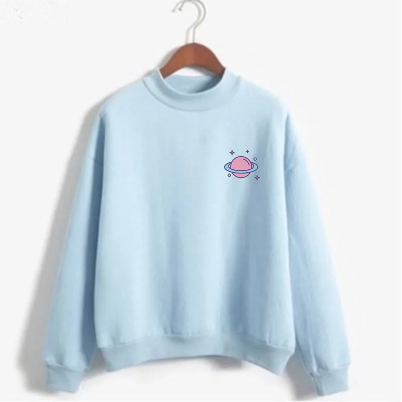 Simple Planet Space Print Woman Sweatshirt Sweet Korean O-neck Knitted Pullover Thick Autumn Winter Candy Color Women Clothes
Simple Planet Space Print Woman Sweatshirt Sweet Korean O-neck Knitted Pullover Thick Autumn Winter Candy Color Women Clothes