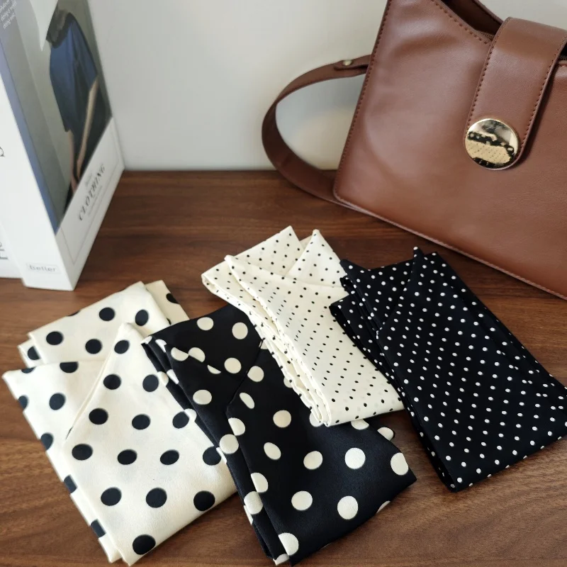 Advanced Fashionable Polka Dot French Versatile Scarf For Women Spring Autumn Korean Version New Simulated Silk Thin Scarf Scarf
Advanced Fashionable Polka Dot French Versatile Scarf For Women Spring Autumn Korean Version New Simulated Silk Thin Scarf Scarf