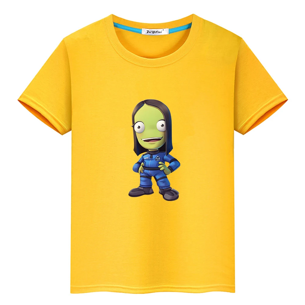 Kerball Space Program T-shirts for Boys/Girls Children Cartoon Short Sleeve Tee-shirt 100% Cotton Comfortable Soft Tees Summer
Kerball Space Program T-shirts for Boys/Girls Children Cartoon Short Sleeve Tee-shirt 100% Cotton Comfortable Soft Tees Summer