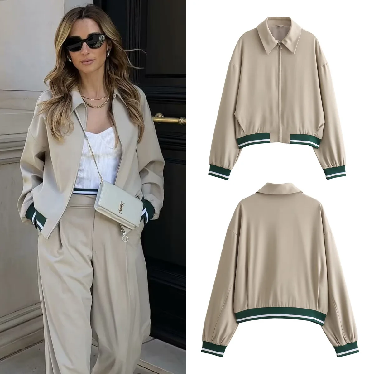 Jackets Pretty Women's Coats Elegant Women's Bomber Jackets Women Summer 2025 Korean Style Women's Golf Wear Jackets
Jackets Pretty Women's Coats Elegant Women's Bomber Jackets Women Summer 2025 Korean Style Women's Golf Wear Jackets