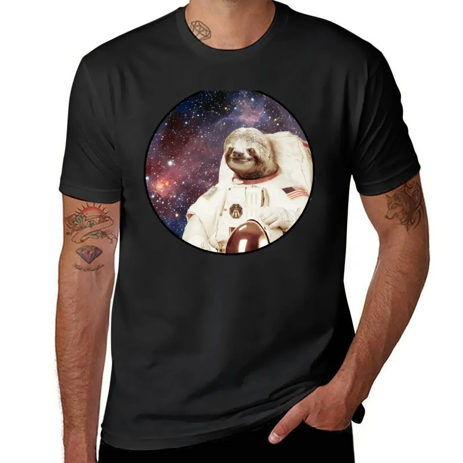 Футболка Astro Sloth, дизайнерские рубашки, лето 2025, забавная рубашка, хлопковые футболки для мужчин, хлопок
Футболка Astro Sloth, дизайнерские рубашки, лето 2025, забавная рубашка, хлопковые футболки для мужчин, хлопок