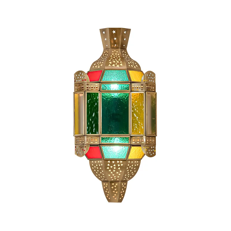 Exotic retro wall lamp Hollow art luminous wall lamp B & B corridor decorative wall lamp 
Exotic retro wall lamp Hollow art luminous wall lamp B & B corridor decorative wall lamp