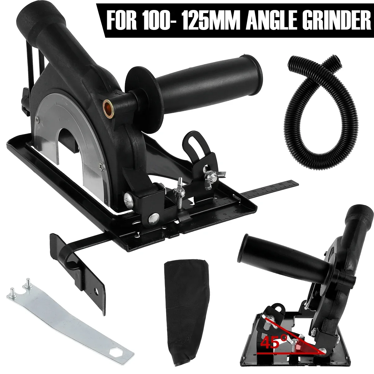 Angle Grinder to Cutter Support Set Adjustable Hand Angle Grinder Converter to Cutter Bracket Tool for 100-125 Angle Grinder
Angle Grinder to Cutter Support Set Adjustable Hand Angle Grinder Converter to Cutter Bracket Tool for 100-125 Angle Grinder