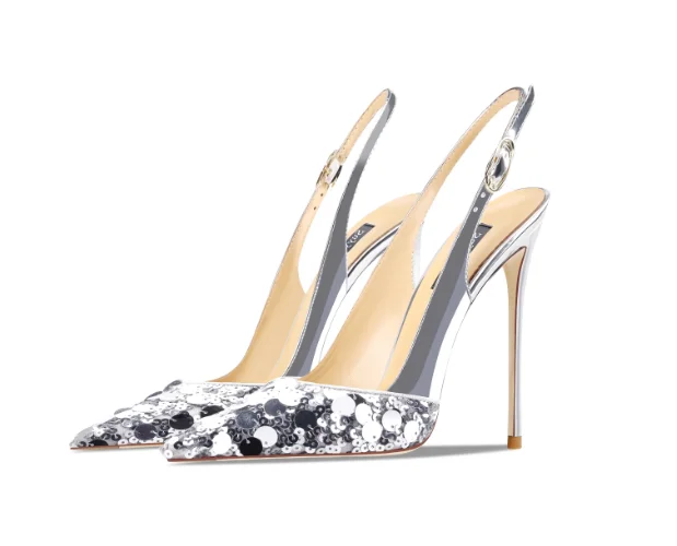 Новые женские серебряные босоножки на высоком каблуке из лакированной кожи с блестками, острый носок, плоская подошва, офисная одежда, универсальность, низкий каблук, классический стиль
Новые женские серебряные босоножки на высоком каблуке из лакированной кожи с блестками, острый носок, плоская подошва, офисная одежда, универсальность, низкий каблук, классический стиль