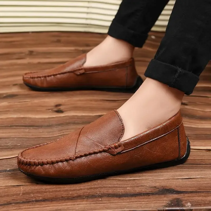 Moccasins Men's Leather One Pedal Men's Shoes Breathable Spring and Summer Hollow Leather Shoes Casual Men
Moccasins Men's Leather One Pedal Men's Shoes Breathable Spring and Summer Hollow Leather Shoes Casual Men
