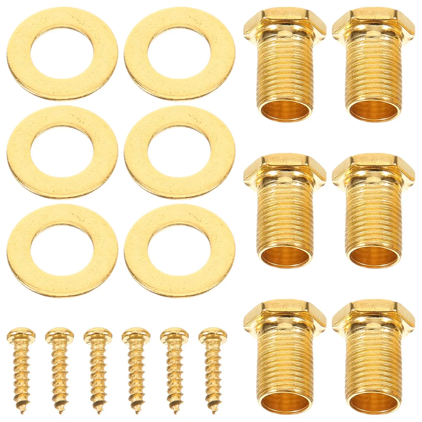 6 Sets Tuner Accessories Acoustic Electric Guitar Screws Nuts Washers For Folk Guitar Pegs Installation Stable Long Lasting
6 Sets Tuner Accessories Acoustic Electric Guitar Screws Nuts Washers For Folk Guitar Pegs Installation Stable Long Lasting