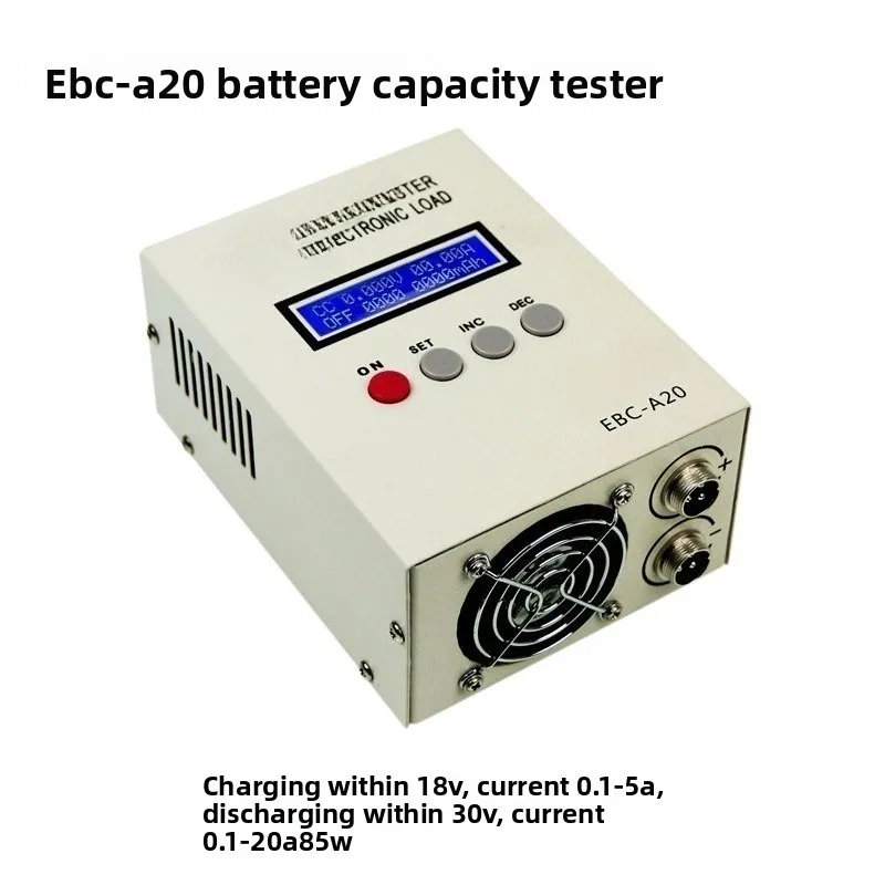 Battery capacity tester, lithium lead acid battery, lithium iron ternary charge and discharge instrument 5A charge 20A discharge
Battery capacity tester, lithium lead acid battery, lithium iron ternary charge and discharge instrument 5A charge 20A discharge