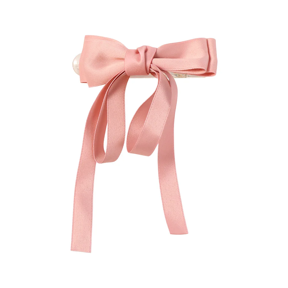 French Style Bow Ribbon Hair Clip Sweet Solid Color Satin Bow Hair Clip Temperament Princess Women Hairpin Hair Accessory
French Style Bow Ribbon Hair Clip Sweet Solid Color Satin Bow Hair Clip Temperament Princess Women Hairpin Hair Accessory