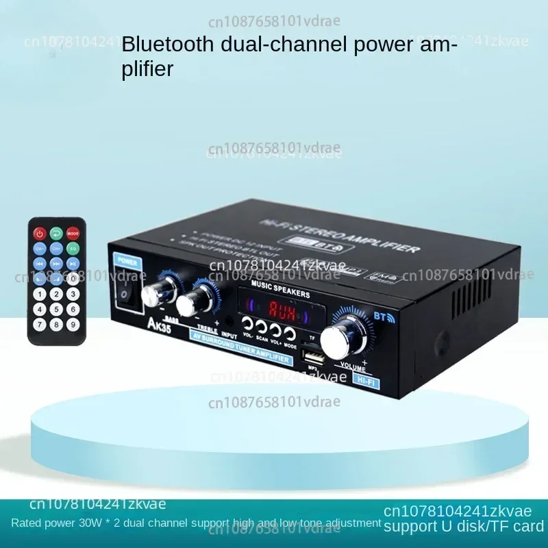 AK35 Digital Amplifier Bluetooth USB Two Channel Amplifier Practical Convenient
AK35 Digital Amplifier Bluetooth USB Two Channel Amplifier Practical Convenient