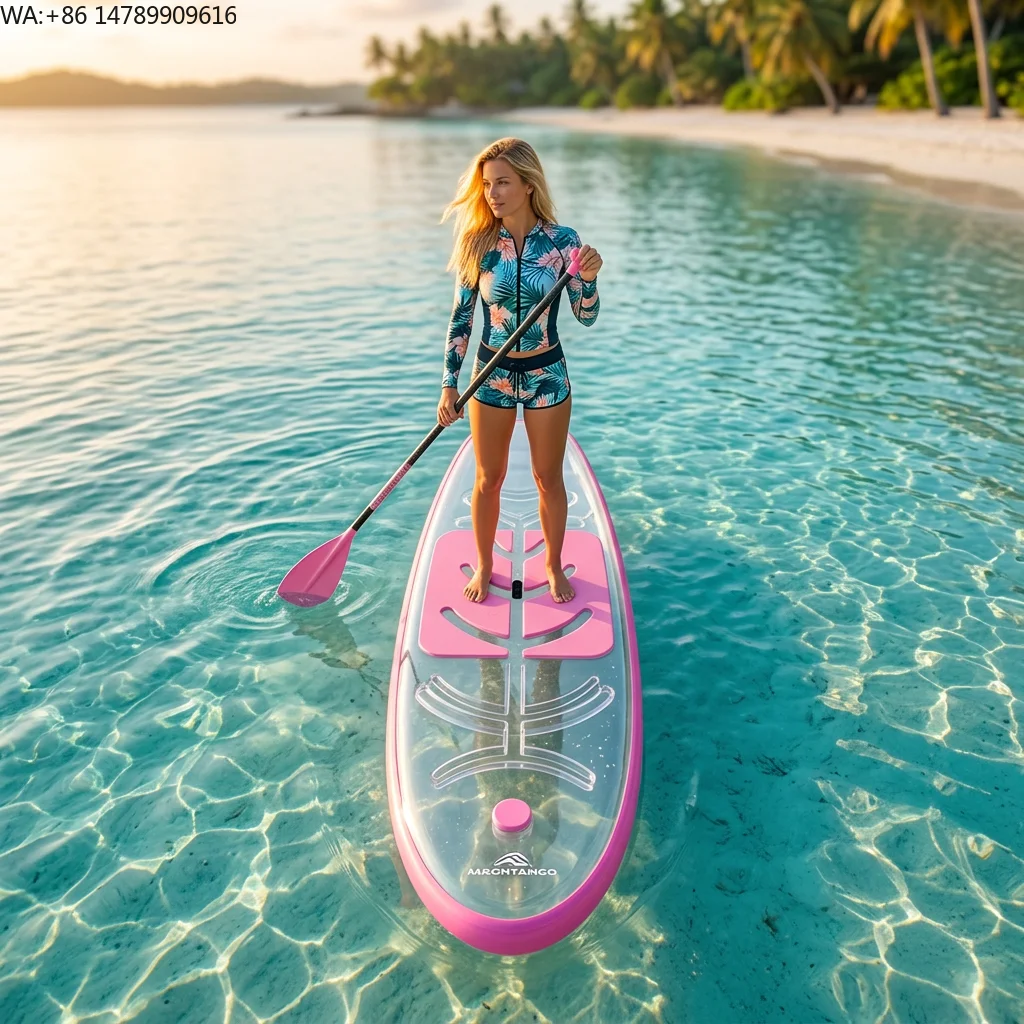 WOLANG 3.24m Polycarbonate Clear SUP Board, 250kg Load with Paddle, Fast Shipping Rigid Stand Up Paddle Board
WOLANG 3.24m Polycarbonate Clear SUP Board, 250kg Load with Paddle, Fast Shipping Rigid Stand Up Paddle Board