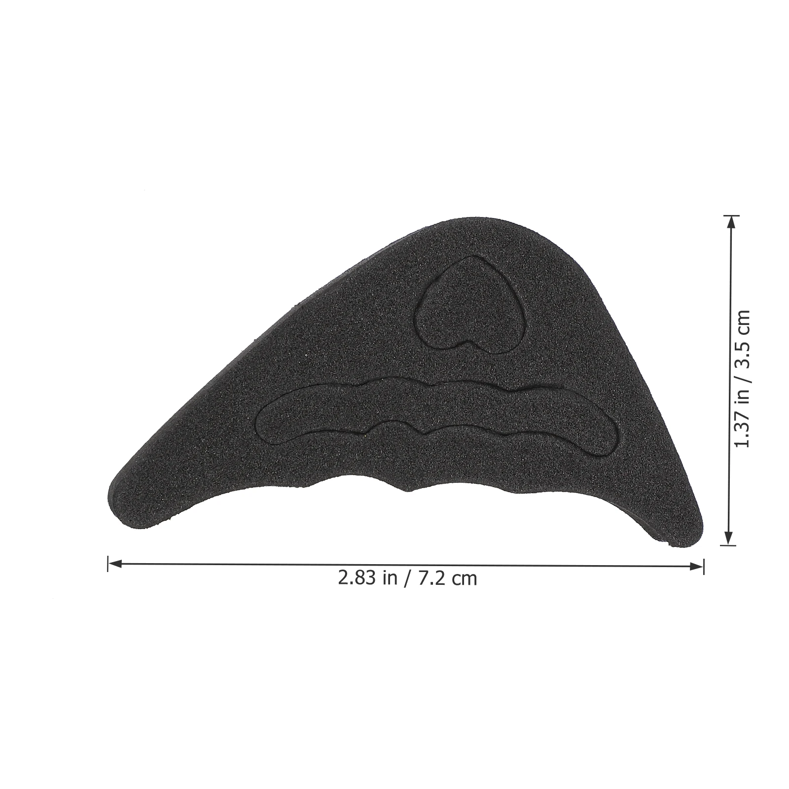 6 Pairs High Heel Half Size Insoles Elastic Cushion Anti-Slip Foot Pads Forefoot Pressure Relief Black Shoe Inserts Toe Plug
6 Pairs High Heel Half Size Insoles Elastic Cushion Anti-Slip Foot Pads Forefoot Pressure Relief Black Shoe Inserts Toe Plug