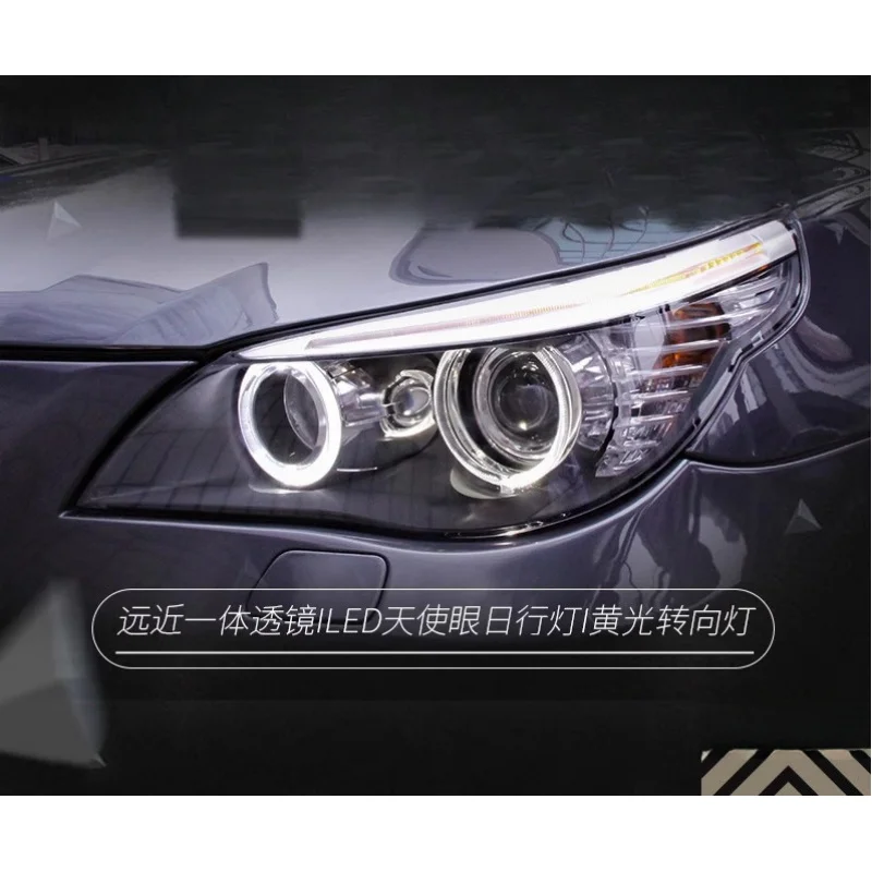 Suitable for BMW 5 Series E60 03-10 Headlight Assembly 523 530 Old Model Modified Angel Eye Xenon Headlight
Suitable for BMW 5 Series E60 03-10 Headlight Assembly 523 530 Old Model Modified Angel Eye Xenon Headlight