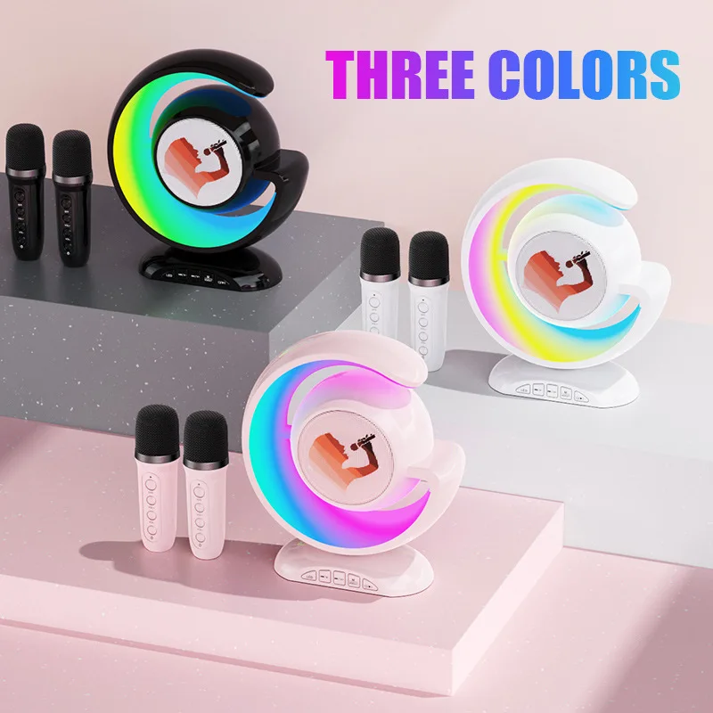 1 To 2 Bluetooth Music Player KTV Sound System Atmosphere Colorful Lighting Wireless Dual Microphone Speaker New Home Outdoor
1 To 2 Bluetooth Music Player KTV Sound System Atmosphere Colorful Lighting Wireless Dual Microphone Speaker New Home Outdoor