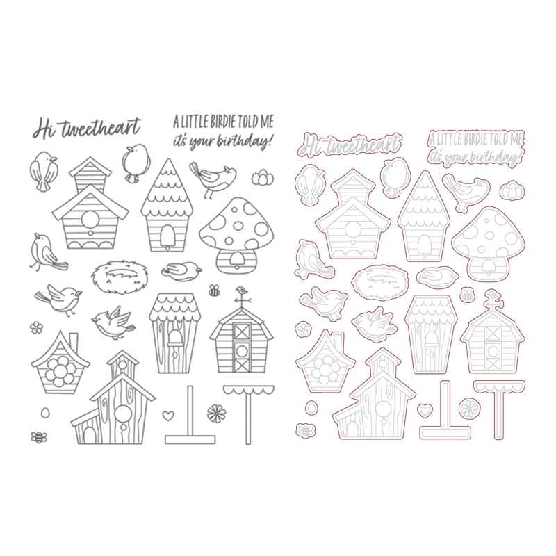 HonB Spring Little Bird Clear Stamps and Cutting Dies for New 2022 Scrapbooking Paper Making Embossing Frame Craft Supplies Card
HonB Spring Little Bird Clear Stamps and Cutting Dies for New 2022 Scrapbooking Paper Making Embossing Frame Craft Supplies Card