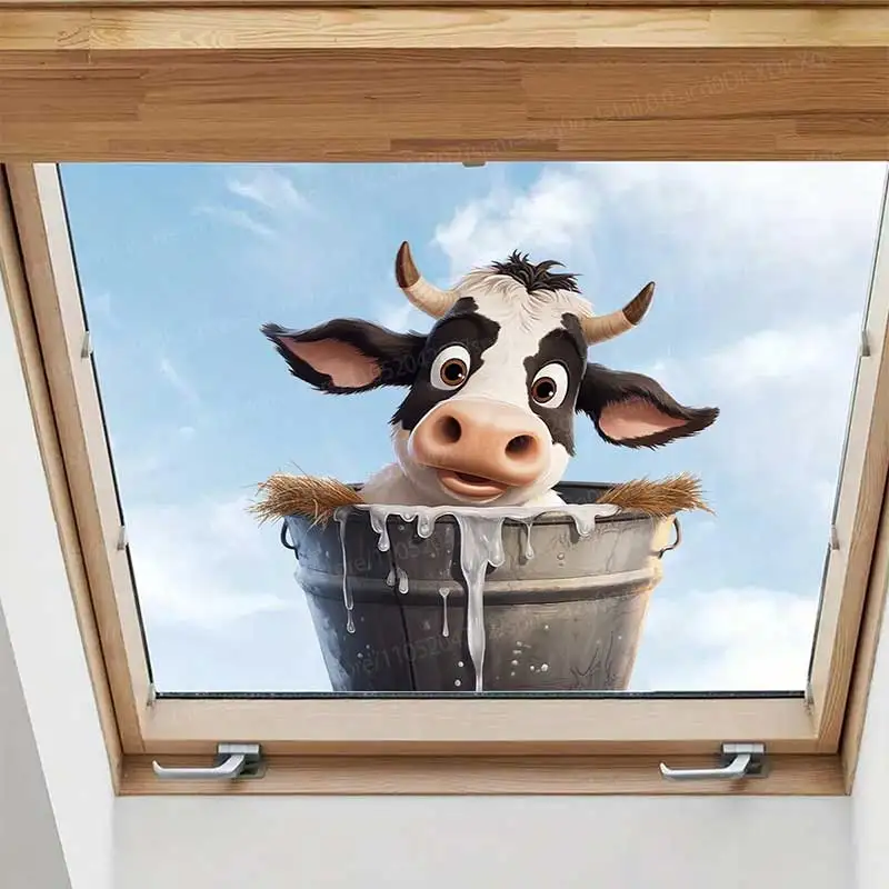 Cute Cow Wall Stickers Self-Adhesive Wallpaper for Bedroom Children's Room Animal Mural Background Decoration Home Decor AA266
Cute Cow Wall Stickers Self-Adhesive Wallpaper for Bedroom Children's Room Animal Mural Background Decoration Home Decor AA266