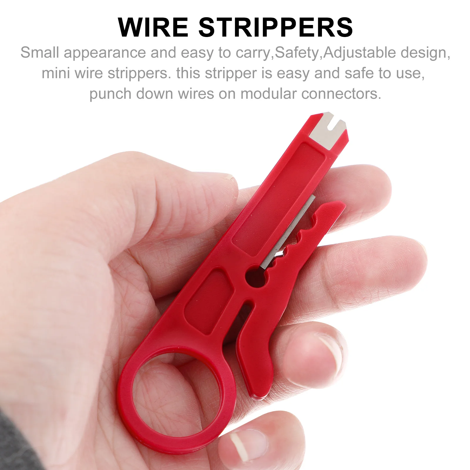 15pcs Mini Wire Stripper Cable Cutter Tool For Coaxial Utp Stp Cables Punch Down Crimper Plier Stripping Knife Kit
15pcs Mini Wire Stripper Cable Cutter Tool For Coaxial Utp Stp Cables Punch Down Crimper Plier Stripping Knife Kit