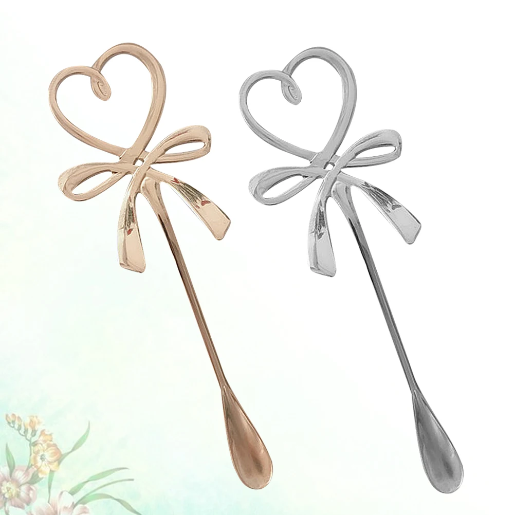 2 Pcs Love Coffee Spoon Cafe Mixing Spoons Three-dimensional Kitchen Long Handle Creative 
2 Pcs Love Coffee Spoon Cafe Mixing Spoons Three-dimensional Kitchen Long Handle Creative