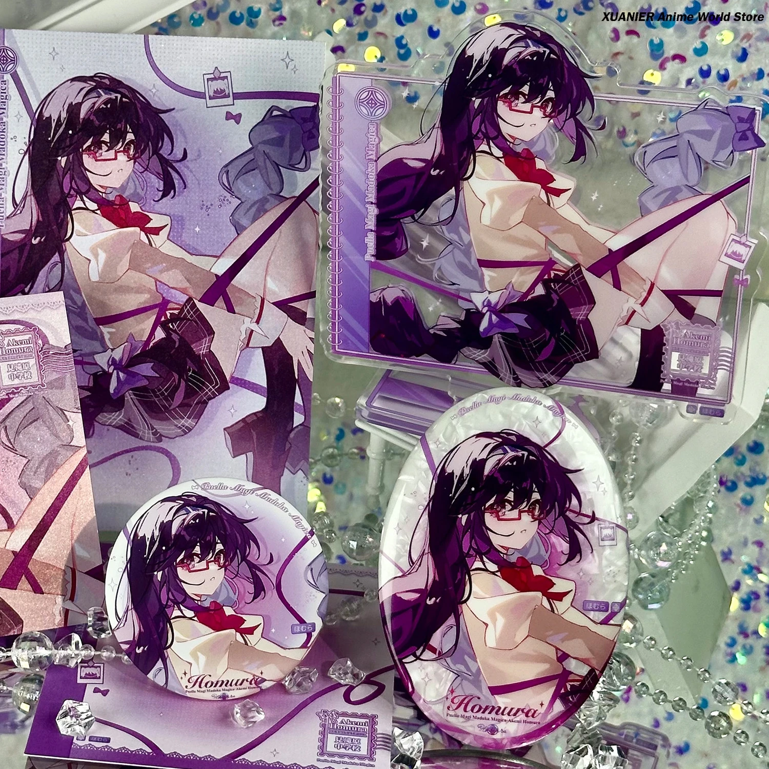 Akemi Homura Puella Magi Madoka Magica Acrylic Stand Figure Model Badge Brooch Pins Anime Cosplay Square Cards Postcard
Akemi Homura Puella Magi Madoka Magica Acrylic Stand Figure Model Badge Brooch Pins Anime Cosplay Square Cards Postcard