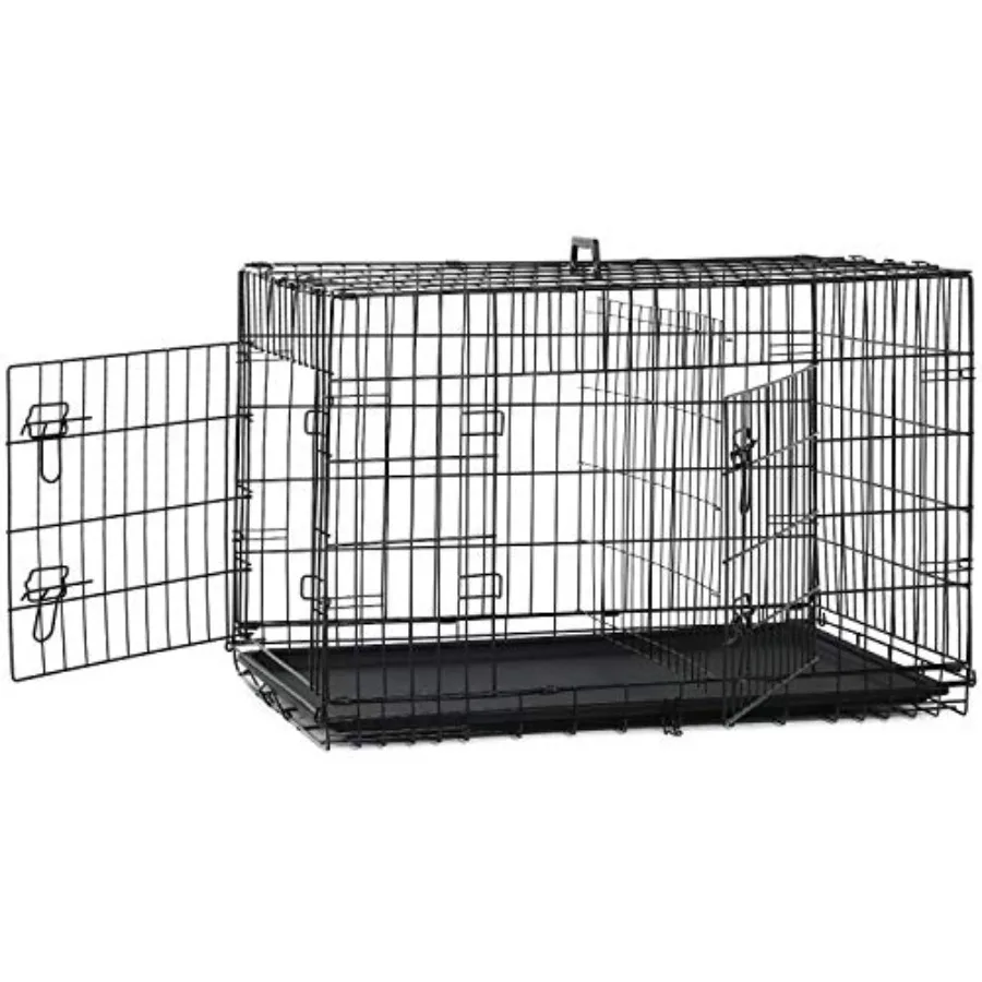 New Cat Dog cage Pet Kennel Folding Crate Wire Metal Cage W/Divider 36"
New Cat Dog cage Pet Kennel Folding Crate Wire Metal Cage W/Divider 36"