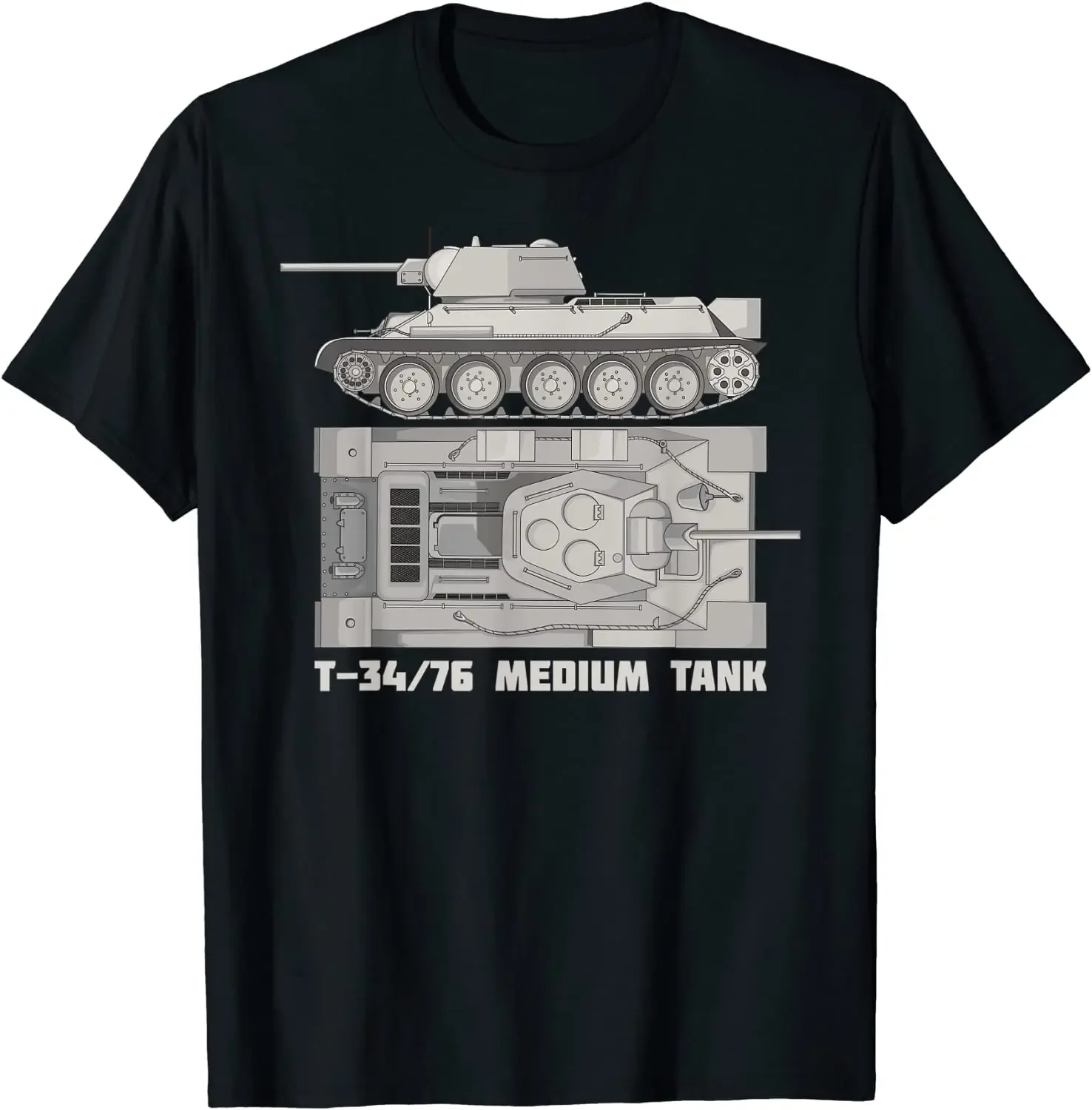 WWII Soviet Russia T-34-76 Tanks Diagram T-Shirt 100% Cotton O-Neck Summer Short Sleeve Casual Mens T-shirt Size S-3XL
WWII Soviet Russia T-34-76 Tanks Diagram T-Shirt 100% Cotton O-Neck Summer Short Sleeve Casual Mens T-shirt Size S-3XL
