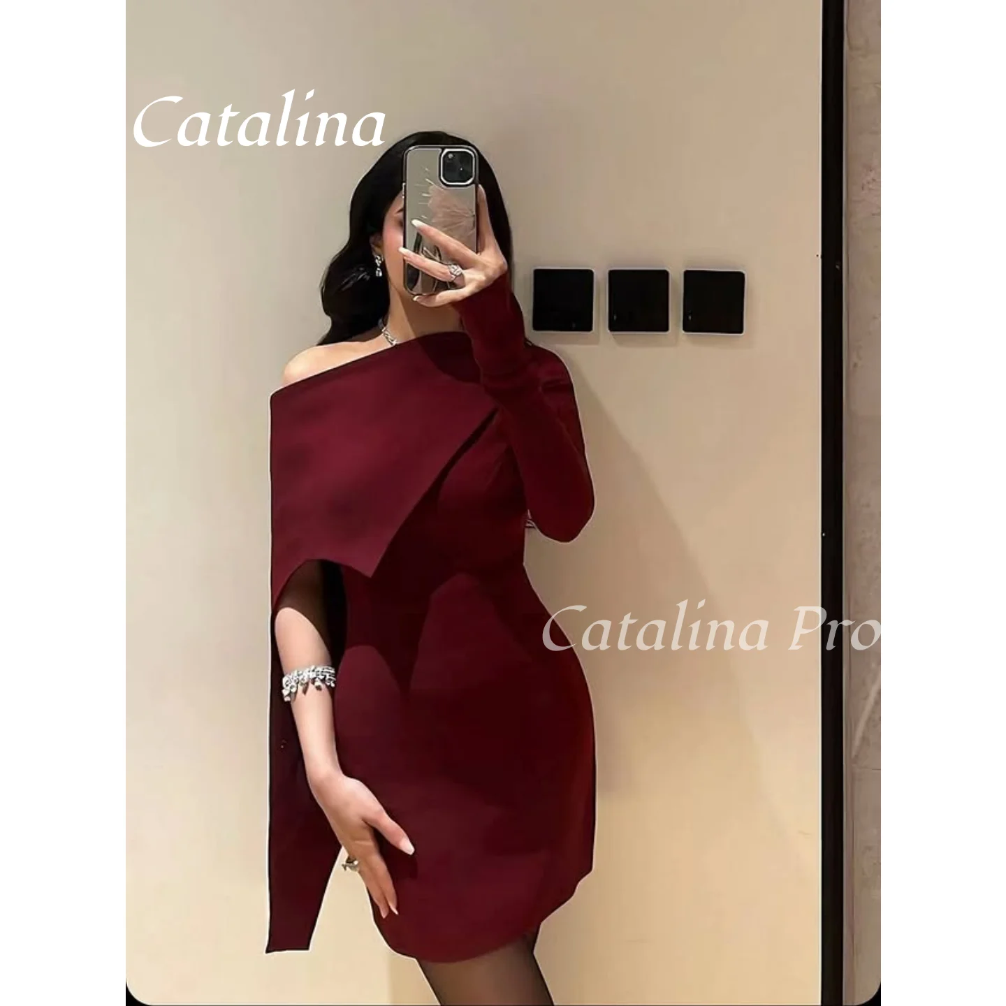 Red One Shoulder Prom Dress with Pleated Cape Elegant Dubai Evening Dresses Stain Short Wedding Dress Saudi Arabia Party Dress
Red One Shoulder Prom Dress with Pleated Cape Elegant Dubai Evening Dresses Stain Short Wedding Dress Saudi Arabia Party Dress